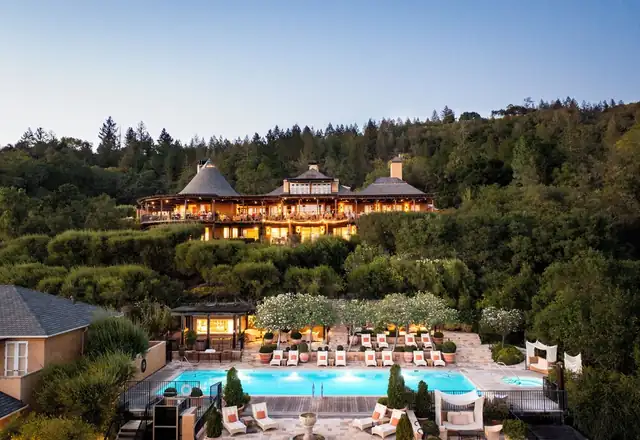 Auberge du Soleil on Rutherford Hill, California, hotel photo number one