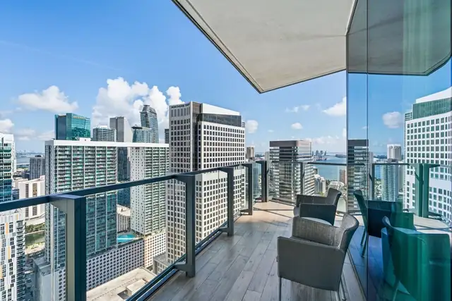 EAST Miami in Miami, high-rise balcony with a view of the city